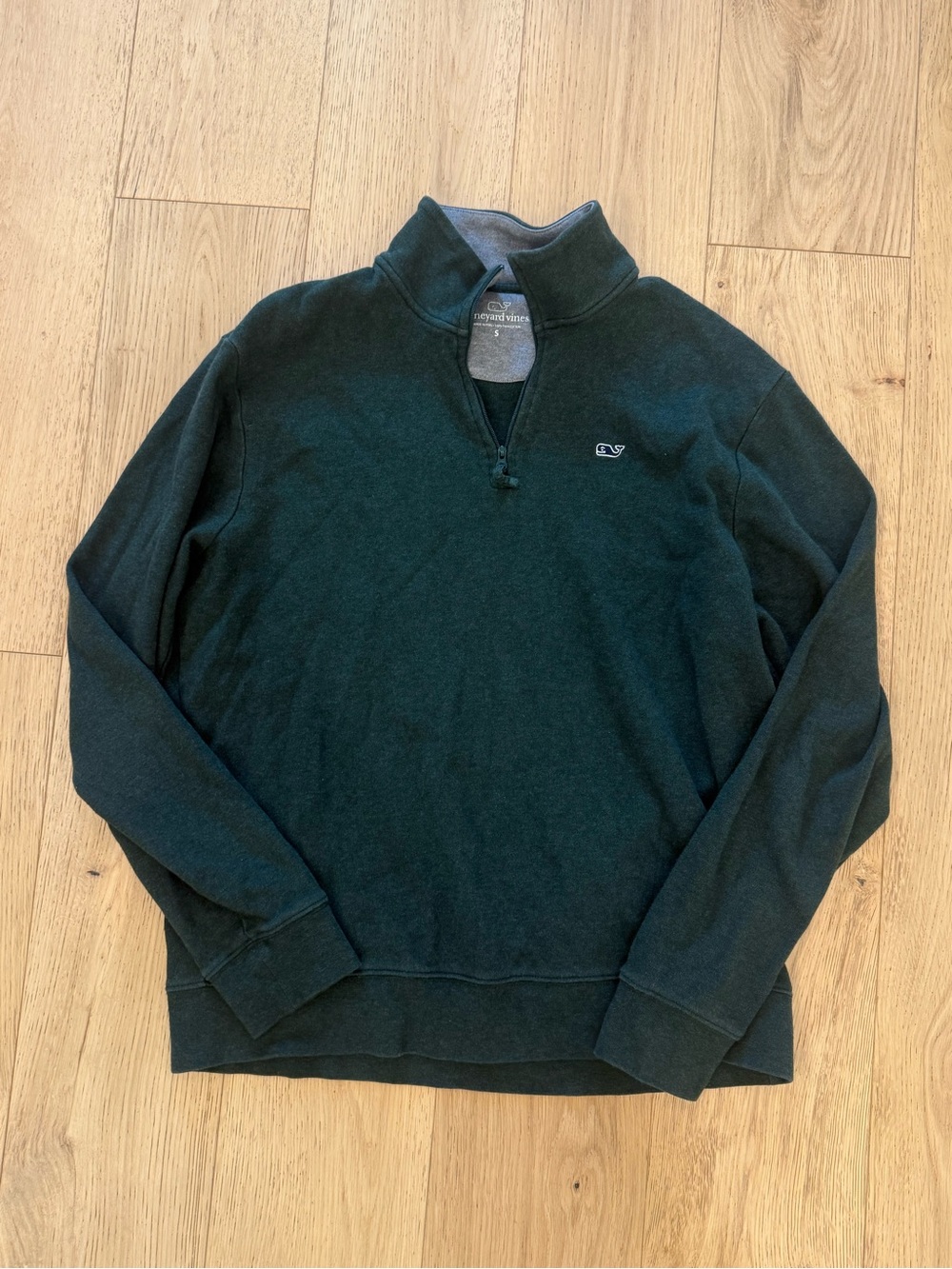 Vineyard Vines Dark Green Quarter-Zip Sweatshirt